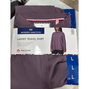 MODERN AMBITION LADIES' TRAVEL SHIRT- Lg